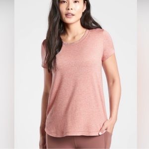 Athleta Pink Uptempo Tee